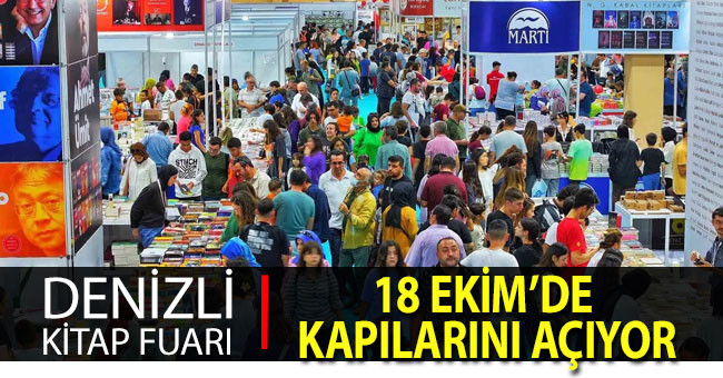 Denizli Kitap Fuarı, 18 Ekim’de kapılarını açıyor