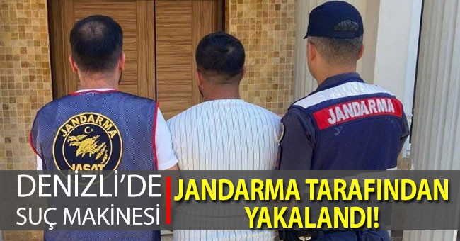 Denizli’de 125 suçtan 23 yıl hapisle aranan hükümlü yakalandı