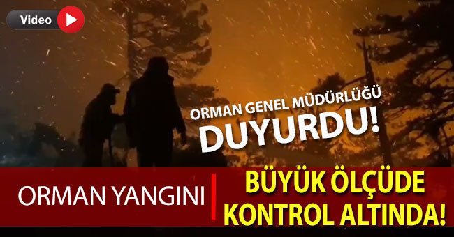 Denizli’deki orman yangını büyük ölçüde kontrol altına alındı