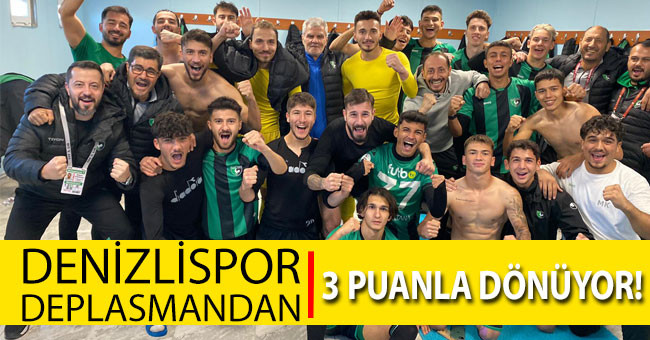 Denizlispor Edirne deplasmanından 3 puanla dönüyor