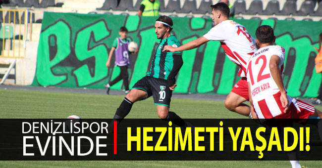 Denizlispor evinde hezimeti yaşadı