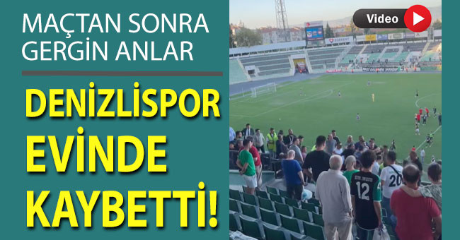 Denizlispor evinde kaybetti