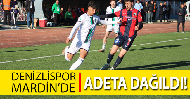 Denizlispor Mardin’de adeta dağıldı