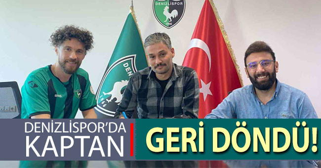 Denizlispor’da kaptan Gökhan Süzen geri döndü