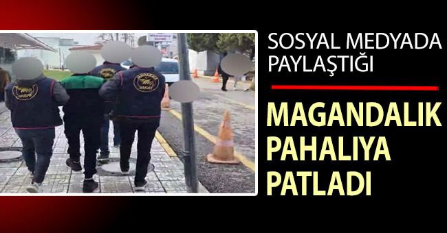 Sosyal medyada paylaştığı magandalık pahalıya patladı