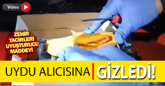 Zehir tacirleri uyuşturucu maddeyi uydu alıcısına gizledi